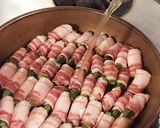 （だし１：５水）野菜の豚バラ巻き作り方2写真