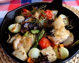 15㎝スキレット×『ぎゅうぎゅう焼き』！作り方5写真