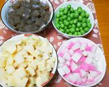 【家庭の味】筍とグリンピースの煮物作り方1写真