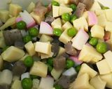 【家庭の味】筍とグリンピースの煮物作り方3写真