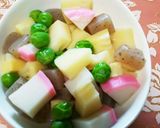 【家庭の味】筍とグリンピースの煮物作り方4写真
