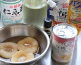 暑い夏に向けて♪さっぱり白桃ソース作り方1写真