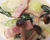 粉ミルク大量消費！青梗菜のクリーム煮作り方10写真