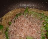 一人ランチに!三つ葉と鰹節のパスタ作り方5写真