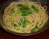 一人ランチに!三つ葉と鰹節のパスタ作り方6写真