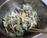 三つ葉と桜えびと高野豆腐のかき揚げ作り方4写真
