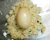 半熟味たま爆弾おにぎり～たぬきしらす編～作り方4写真