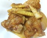 たけのこと鶏の照り焼き作り方5写真