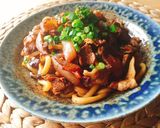 しょうが焼きうどん作り方2写真