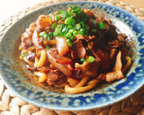 しょうが焼きうどん作り方2写真