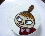 ミイ♥ニョロニョロ 誕生日ケーキデザイン作り方14写真