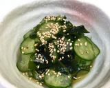 簡単‼キュウリとワカメの酢の物作り方3写真