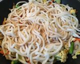 根菜アスパラカリフラワ☆檸檬風味焼うどん作り方6写真