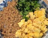 一人暮らしを始めた君に 三色丼作り方8写真