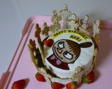 ミイ♥ニョロニョロ 誕生日ケーキデザイン作り方22写真