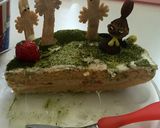 ミイ♥ニョロニョロ 誕生日ケーキデザイン作り方24写真