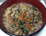 インスタントラーメン・アボガドトッピング作り方5写真
