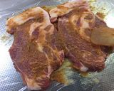 グリルでこんがり、豚の味噌漬焼き作り方2写真