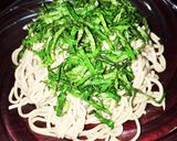 つゆがからんで美味しい 冷やしシソ蕎麦作り方3写真