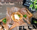 ガストの焼き立てりんごパイ〜バニラ添え作り方11写真