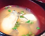 絶品★プルプル★栄養満点【カキの味噌汁】作り方5写真