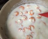エビと野菜の中華ミルク煮作り方5写真