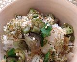 ２分で出来るオクラのお浸し丼作り方5写真