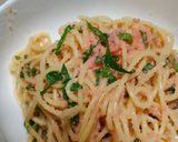 めんたいこ大葉パスタ作り方5写真