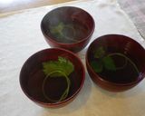 一番だしを使って＊三つ葉のお吸いもの作り方6写真
