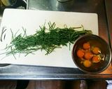 簡単おいしい!ノビルの卵とじ作り方1写真