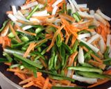 ＊ピーマンとにんじんのカレーきんぴら＊作り方3写真