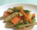 鶏肉と野菜のスティック炒め作り方7写真
