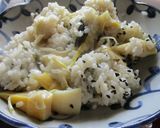 簡単感嘆とまーす筍とワカメの炊き込みご飯作り方4写真