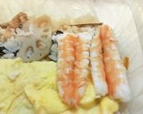 ちらし鮨＋おにぎらず＝ちらしおにぎら寿司作り方3写真