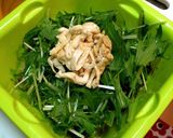 切り干し大根と水菜のお手軽サラダ作り方4写真