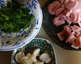 折菜のペペロンチーノ作り方1写真