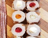 おウチ居酒屋♡カラフル竹輪のベーコン巻串作り方2写真