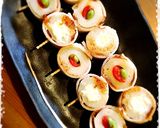 おウチ居酒屋♡カラフル竹輪のベーコン巻串作り方9写真