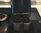 【裏技】HSMで簡単裏返しお好み焼き作り方4写真