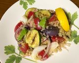 キヌアと野菜のサラダ作り方7写真