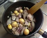 鶏レバーとニラで簡単！甘辛煮込み作り方3写真