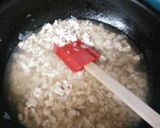 鳥の胸肉挽き肉あんかけ～♪作り方3写真