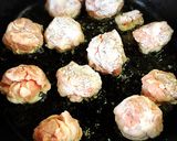 たけのこと豚こまのチーズスパイス唐揚げ作り方4写真