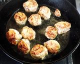 たけのこと豚こまのチーズスパイス唐揚げ作り方5写真