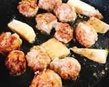 たけのこと豚こまのチーズスパイス唐揚げ作り方7写真