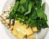 厚揚げと小松菜のごま味噌炒め作り方2写真
