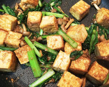 厚揚げと小松菜のごま味噌炒め作り方4写真