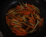 手抜き昼用きんぴら丼★揚げ玉入り★作り方2写真