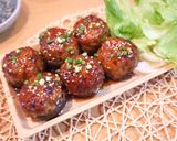 お弁当に！椎茸の肉詰め甘酢あん♪作り方12写真