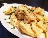 朝ごはんにたけのこシーチキンマヨサンド♪作り方1写真
